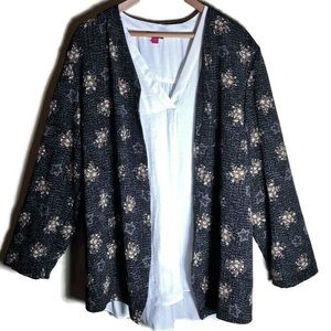 Vintage Chaus Button Front Blouse/ Jacket 16 LS